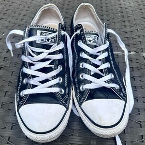 converse. black leather